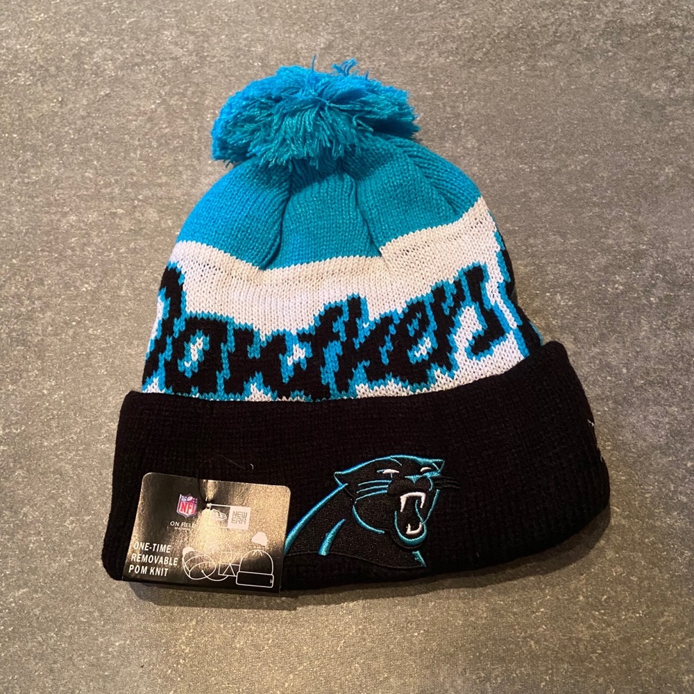 PRICE IS FIRM Brand new Carolina Panthers beanie